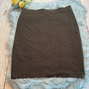 Avenue Montaigne Grey Pull On Pencil Skirt sz 10